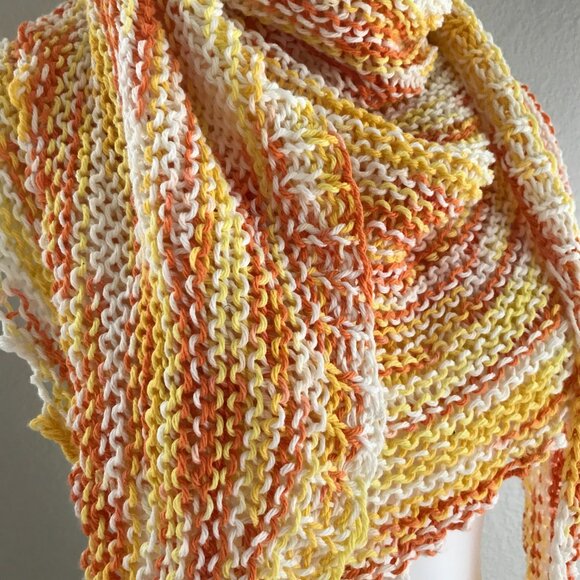NEW Handmade 100% Cotton Shawl - Picture 6 of 12